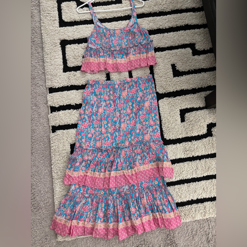 Two piece Anthropologie set size medium